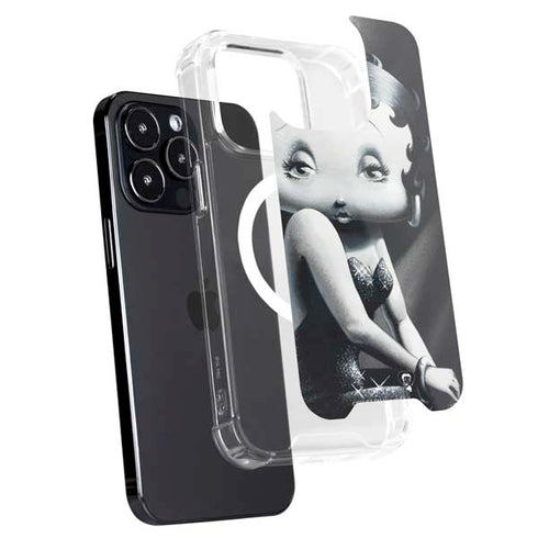 Betty Boop Black and White iPhone 16 Pro MagSafe Case